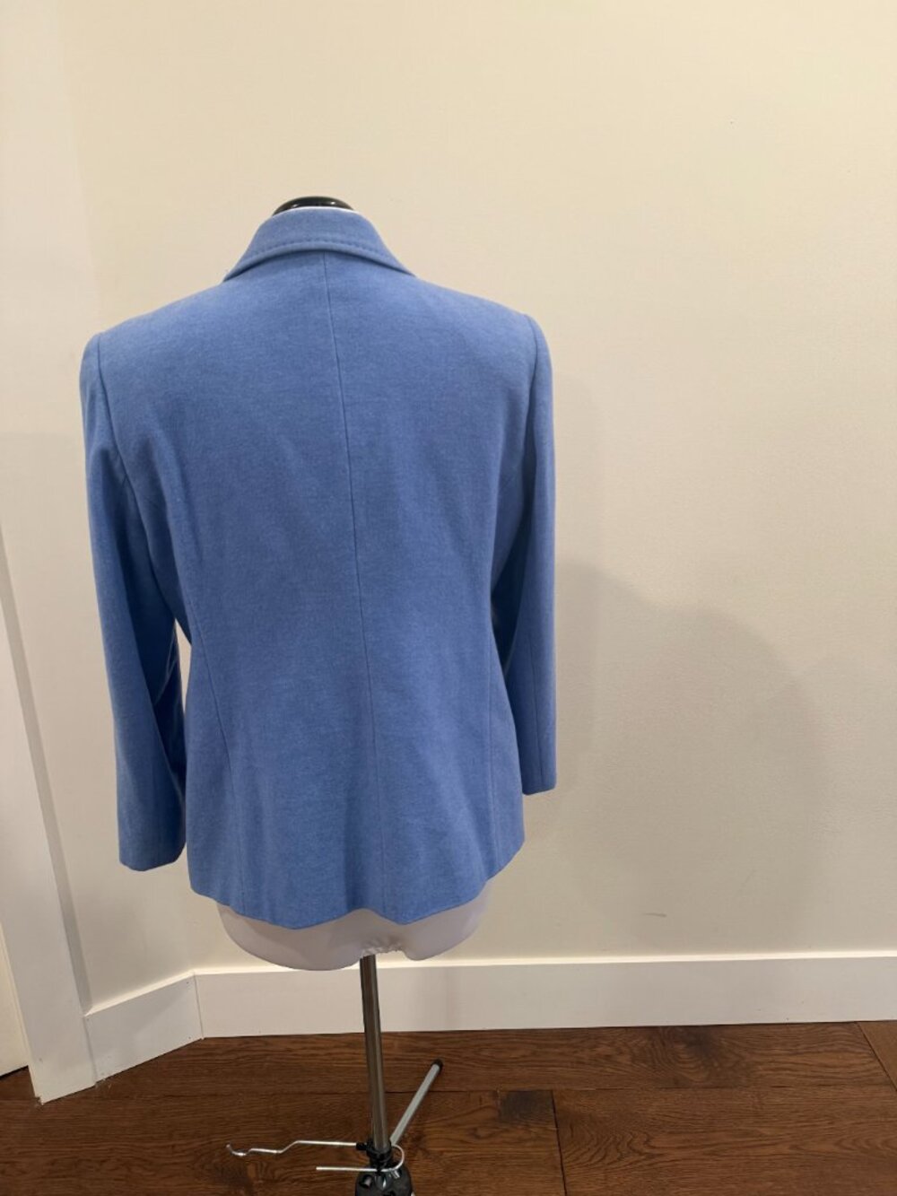 Blue wool blend jacket - Picture 2 of 8